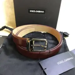 ドルチェ＆ガッバーナ ブラウンベルト サイズ90