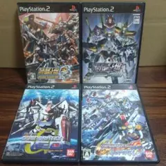 PS2ソフト スーパーロボット大戦＋SDガンダム Gジェネレーション 4作セット