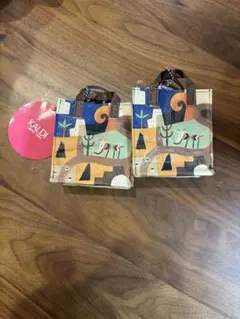 KALDI エコバッグ伝説柄 ミニミニミニクランチ バッグのみ