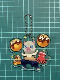 【新品】鬼滅の刃 嘴平伊之助 全集中展 大阪限定 ご当地イラストアクリルチャーム