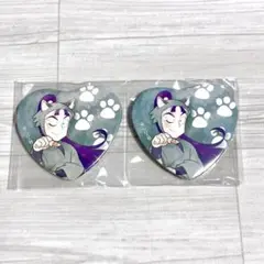 忍たま乱太郎 ハート缶バッジコレクション 立花仙蔵 ナンジャタウン 2点セット