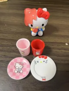 ハローキティ ミニチュア食器 セット