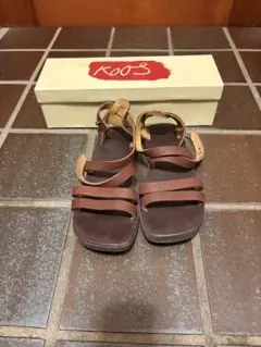 KOOS レザーサンダル ブラウンのサムネイル