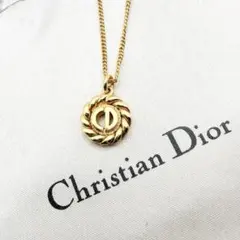 3051-2 極美品✨ Dior ネックレス CD ロゴ 希少 刻印 cm - メルカリ