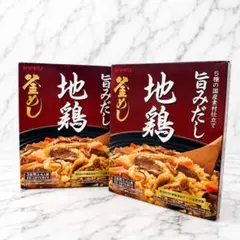 ヤマモリ 釜めしの素 地鶏 旨みだし 2箱セット 3合用 炊き込みご飯の素のサムネイル