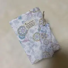花柄　ハンドメイドブックカバー
