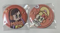 NiziU マコ エスターバニーコラボ 缶バッジセット