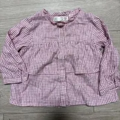Zara Baby ギンガムチェックシャツ 9-12ヶ月