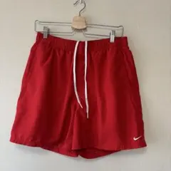 NIKE ナイキ スイムショーツ 赤 水着 ショートパンツ サーフパンツ L