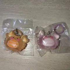 かにかにくらぶ クリアめじるしチャーム だいだい さくら