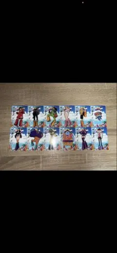 ワンピース ONE PIECE 限定コラボカード12種類(非売品) 銀座に志かわ