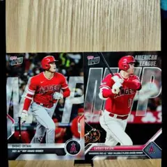 2021 Topps Now 大谷翔平 Bryce Harper MVPカード - メルカリ