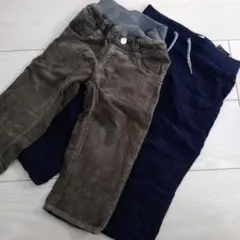 中古　男の子　90cm GAP　h&m コーデュロイ　パンツ　長ズボン