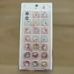 おはじきシール しゅがのん KiraCoro うさぎ いちご カミオジャパン