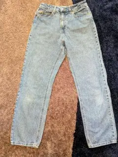 H&M　ライトブルー ストレートデニム　38