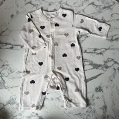 ハート柄ロンパース 60-70cm
