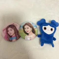 TWICE ツウィ 缶バッジ 2個セット ラブリー ツブリー 指人形