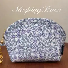 ▶︎W12 ハンドメイドポーチ リバティタナローンスリーピングローズミナペルホネン