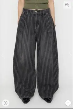 LAGUA GEM STRIPE TUCK WIDE デニム ラグアジェム 23 - メルカリ