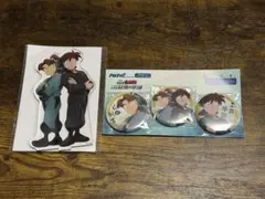 PASH! 忍たま乱太郎 山田利吉 土井半助 アクスタ 缶バッジ