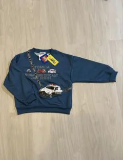 新品未使用 子供服 120サイズ トレーナー 裏起毛 トミカ