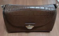 cat in the closet ブラウンショルダーバッグ