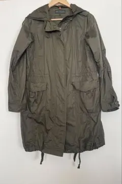 KOFI COLLECT フード付きモッズコート Lサイズ オリーブグリーン