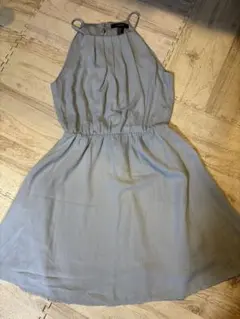 FOREVER 21 グレー ノースリーブ ミニワンピース XS