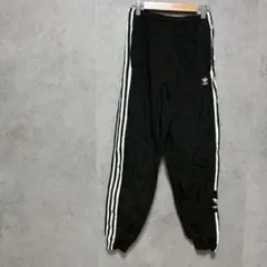 00s adidas トレフォイル トラックパンツ Y2K M ブラック