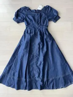極美品✨ブルーレーベルクレストブリッジ ダンガリーサマードレス