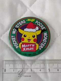 ポケットモンスター　ポケモン　ピカチュウ缶バッジ　レトロ