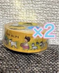 アルプスの少女ハイジ　タイガースコラボ　マスキングテープ　2個セット