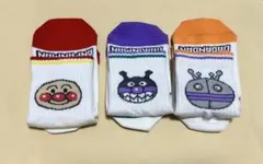 新品アンパンマン靴下3足セット13-19cmキッズ靴下ソックス　ダダンダン