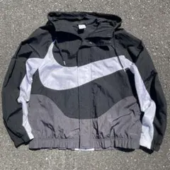NIKE ナイロンジャケット ビッグスウッシュ L