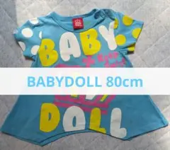 BABYDOLL 裾変形 Tシャツ 80cm