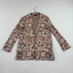 ほぼ未使用 ミッソーニ missoni ボレロカーディガン 日本L ジグザグ ほぼ未使用 ミッソーニ missoni ボレロカーディガン 日本L ジグザグ