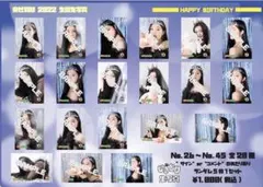 【安杜羽加】生誕記念生写真 20○○年度（○枚コンプセット）