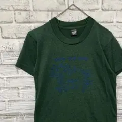 USA製90sヴィンテージTシャツ！シングルステッチグリーンレディースS0526のサムネイル