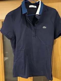 #レディース#ラコステ#ポロシャツ#ネイビー#Mサイズ#ゴルフ#スポーツ#お洒落