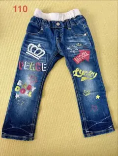baby doll デニムパンツ 110サイズ