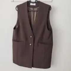 商品未使用　SLOBE IENA ブラウン ノースリーブベスト