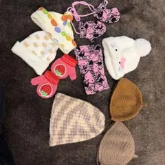 子供用帽子とアクセサリーセット
