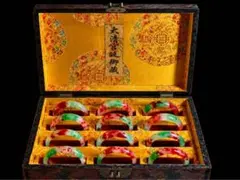 中国古美術 唐物旧蔵大清乾隆年宮廷御蔵品 高氷種飄花翡翠腕輪 中国