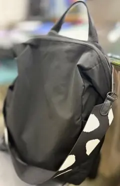 ear PAPILLONNER柄ワイドテープリュック＆ショルダーバッグ