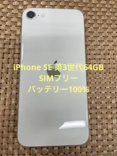 美品新品バッテリー iPhone SE 第3世代 64GBスターライト100% ipse3mtm1903a-1_wm.jpg