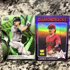 コービン・キャロル　1of1   プレートカード 2024 Topps Series 1 - Stars of Mlb Corbin Carroll #SMLB-29