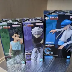 ハンターハンター　一番くじ　フィギュア　ゴン　キルア　カイト