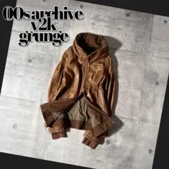 00s lamb leather bono jacket y2k 亜熱帯 短丈