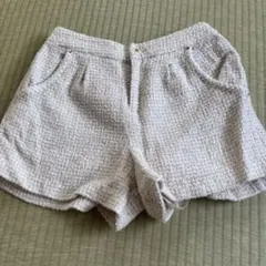 MISCH MASCH ツイードショートパンツ ホワイト Sサイズのサムネイル