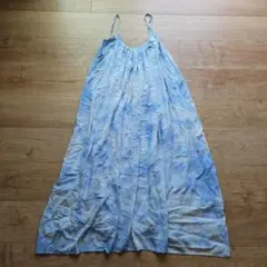 ☆Surf Line Hawaii☆ブルータイダイ柄ロングワンピース☆美品S☆